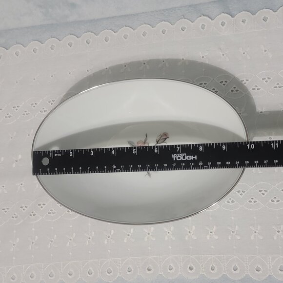 Gorgeous Vintage Noritake Fine China 10" Large Oval Serving Bowl. Margot Pattern - Picture 6 of 10